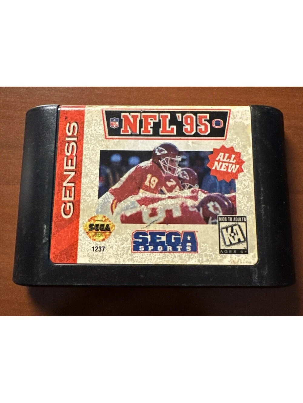 NFL 95 Football Game for CIB (Sega Genesis) *UNTESTED*